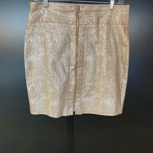 INC Snake Print Gold Shimmer Like New